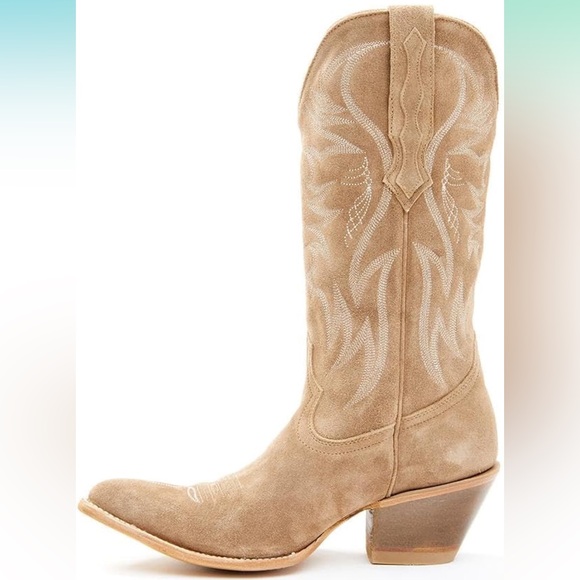 Cowboy Boots - Faux Suede - Picture 2 of 6